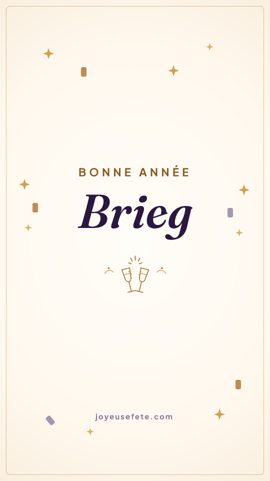 Image « Bonne année Brieg » au format story