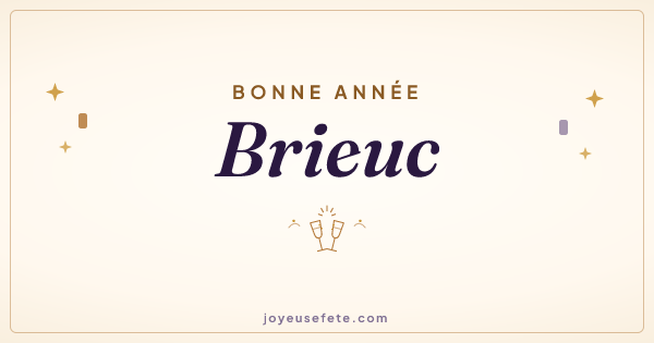 Image « Bonne année Brieuc » au format large