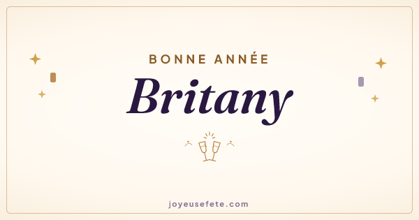 Image « Bonne année Britany » au format large