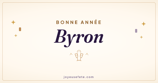 Image « Bonne année Byron » au format large