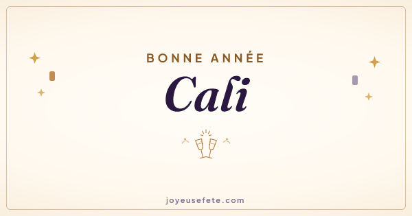 Image « Bonne année Cali » au format large