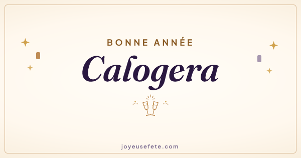 Image « Bonne année Calogera » au format large