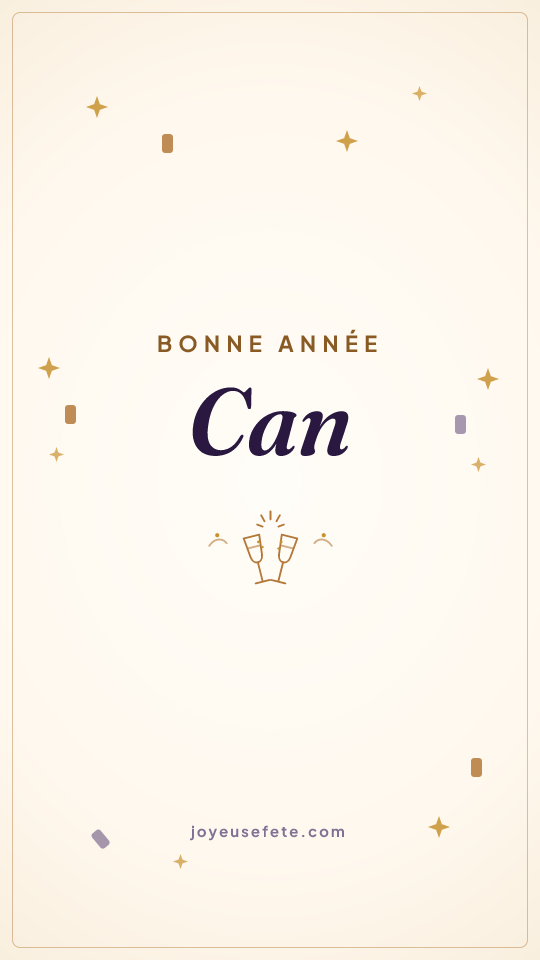 Image « Bonne année Can » au format story
