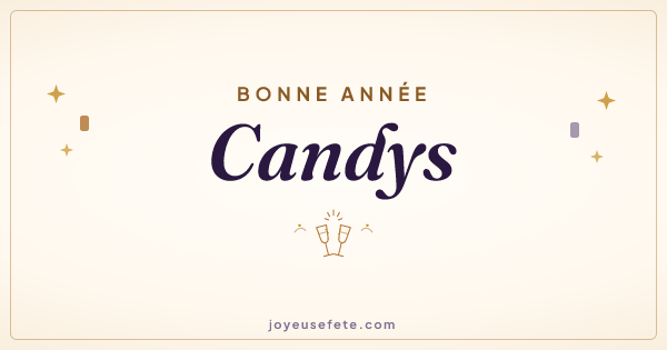 Image « Bonne année Candys » au format large