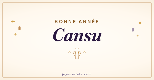 Image « Bonne année Cansu » au format large