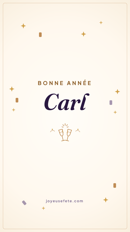Image « Bonne année Carl » au format story