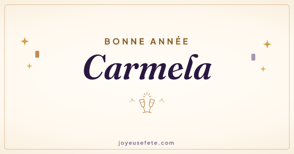 Image « Bonne année Carmela » au format large