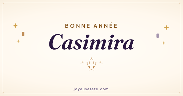 Image « Bonne année Casimira » au format large