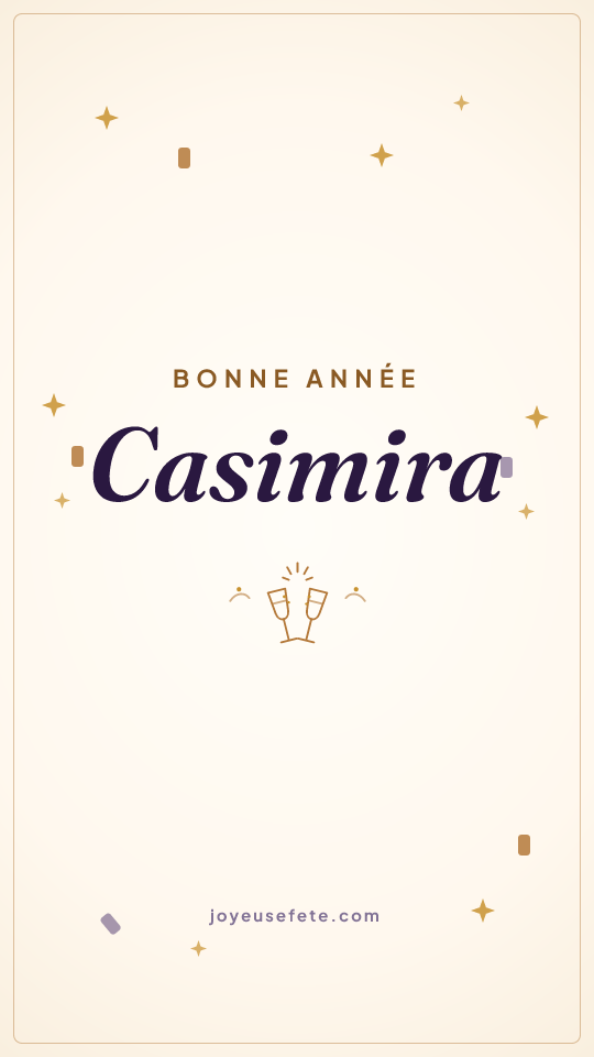 Image « Bonne année Casimira » au format story