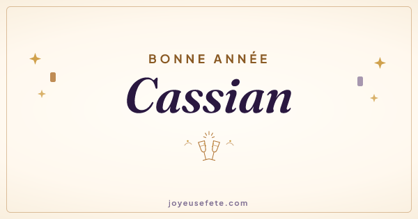 Image « Bonne année Cassian » au format large
