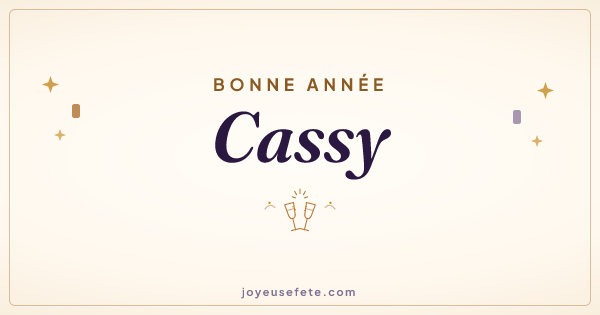 Image « Bonne année Cassy » au format large