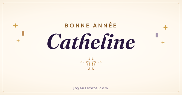 Image « Bonne année Catheline » au format large