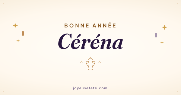 Image « Bonne année Céréna » au format large