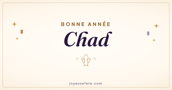 Image « Bonne année Chad » au format large