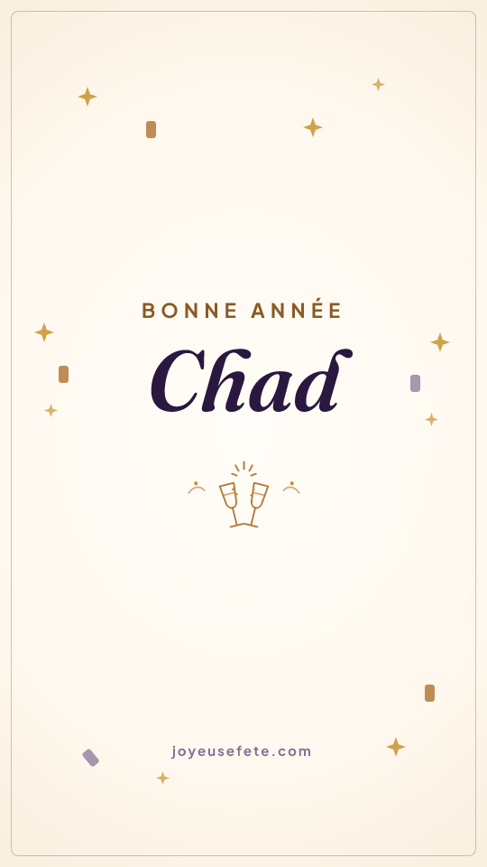 Image « Bonne année Chad » au format story