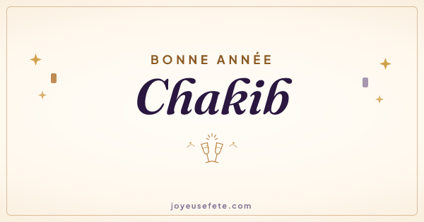 Image « Bonne année Chakib » au format large