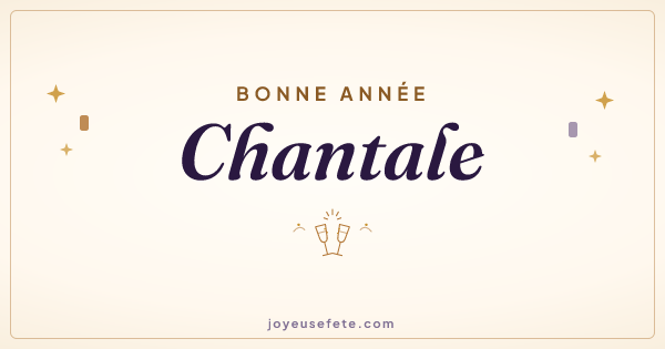 Image « Bonne année Chantale » au format large