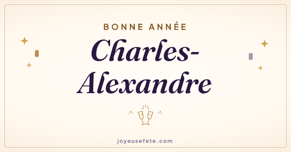 Image « Bonne année Charles-Alexandre » au format large