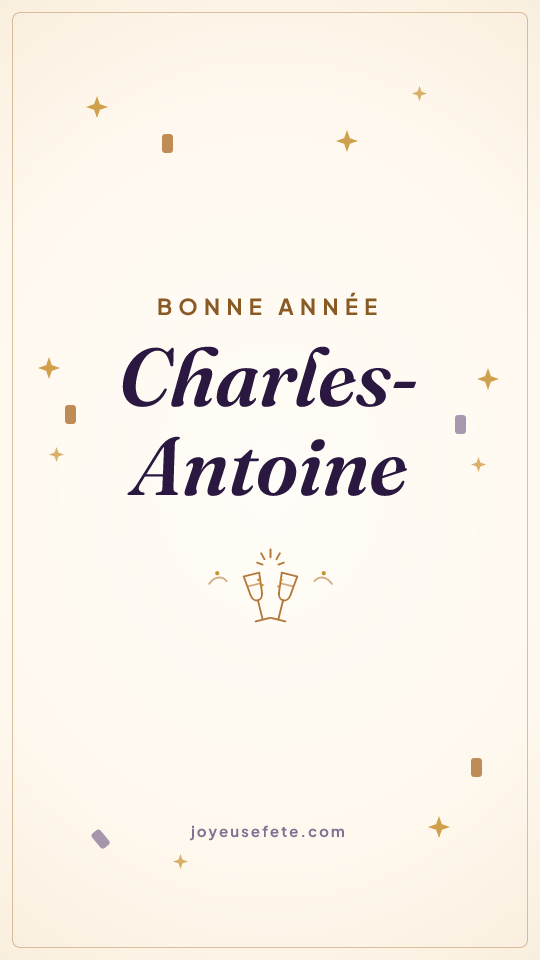 Image « Bonne année Charles-Antoine » au format story