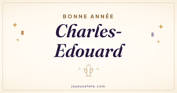 Image « Bonne année Charles-Edouard » au format large