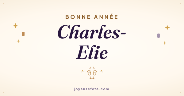 Image « Bonne année Charles-Elie » au format large