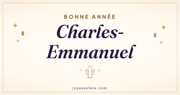 Image « Bonne année Charles-Emmanuel » au format large
