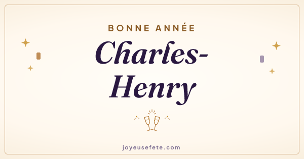 Image « Bonne année Charles-Henry » au format large