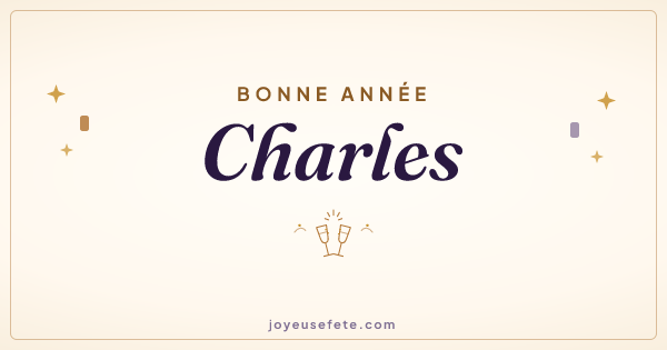 Image « Bonne année Charles » au format large
