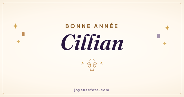 Image « Bonne année Cillian » au format large