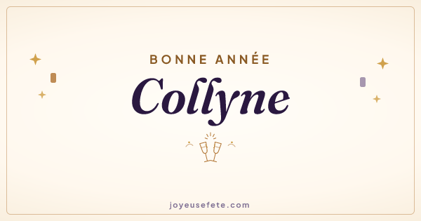 Image « Bonne année Collyne » au format large