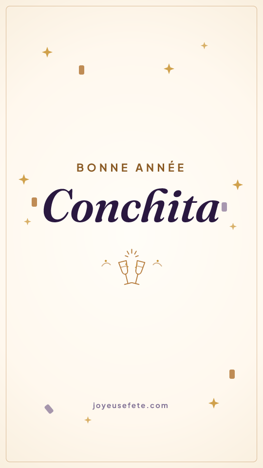 Image « Bonne année Conchita » au format story