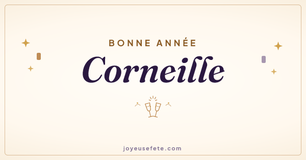 Image « Bonne année Corneille » au format large
