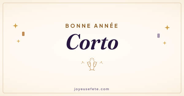 Image « Bonne année Corto » au format large