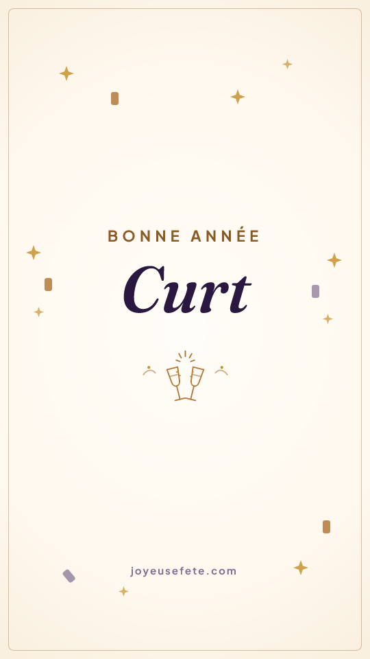 Image « Bonne année Curt » au format story