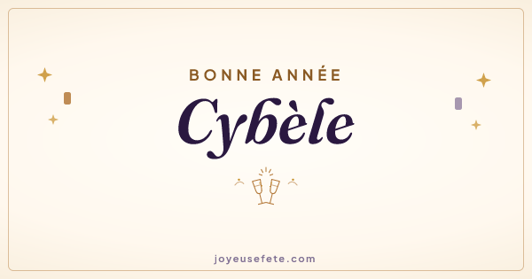 Image « Bonne année Cybèle » au format large
