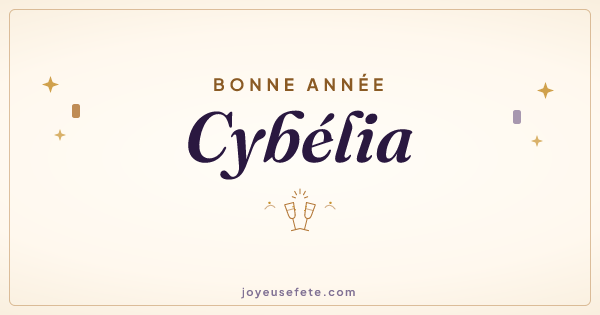 Image « Bonne année Cybélia » au format large