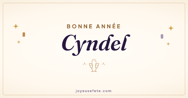 Image « Bonne année Cyndel » au format large