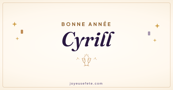 Image « Bonne année Cyrill » au format large