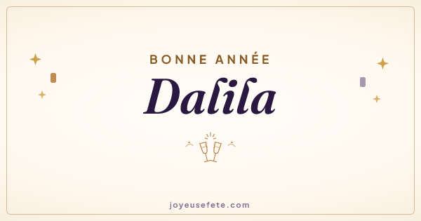 Image « Bonne année Dalila » au format large