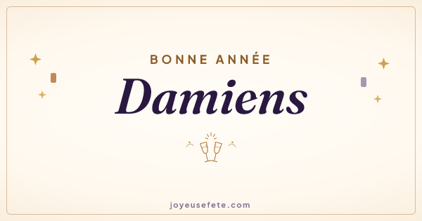 Image « Bonne année Damiens » au format large
