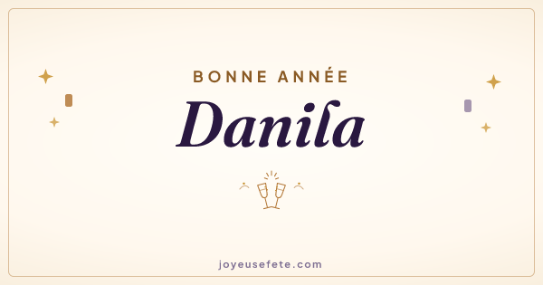 Image « Bonne année Danila » au format large