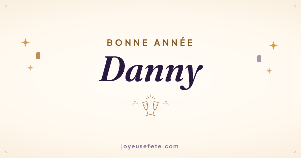 Image « Bonne année Danny » au format large