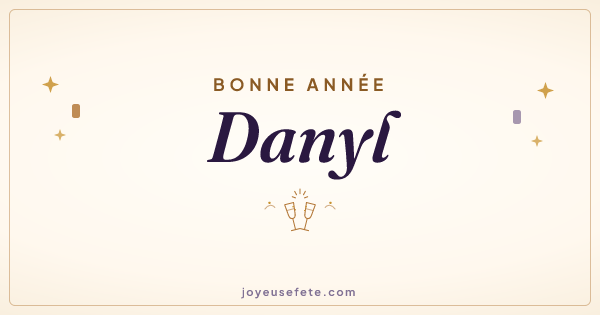 Image « Bonne année Danyl » au format large