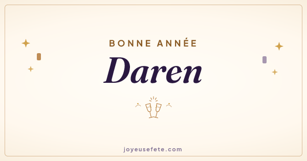 Image « Bonne année Daren » au format large