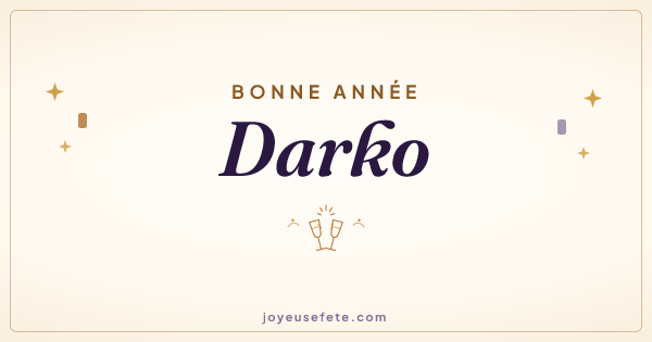 Image « Bonne année Darko » au format large