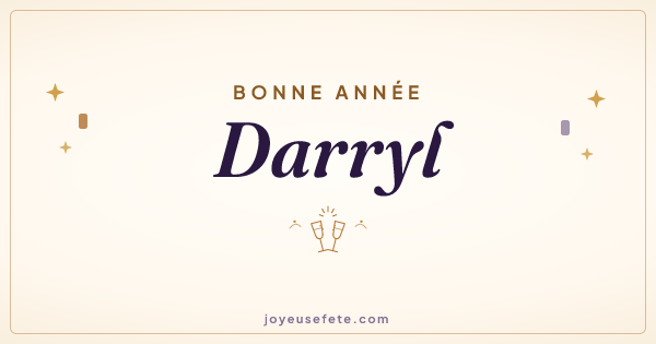 Image « Bonne année Darryl » au format large