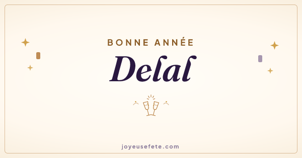 Image « Bonne année Delal » au format large