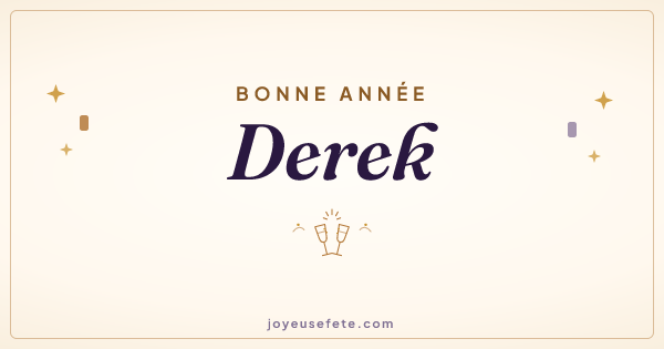 Image « Bonne année Derek » au format large