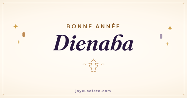 Image « Bonne année Dienaba » au format large