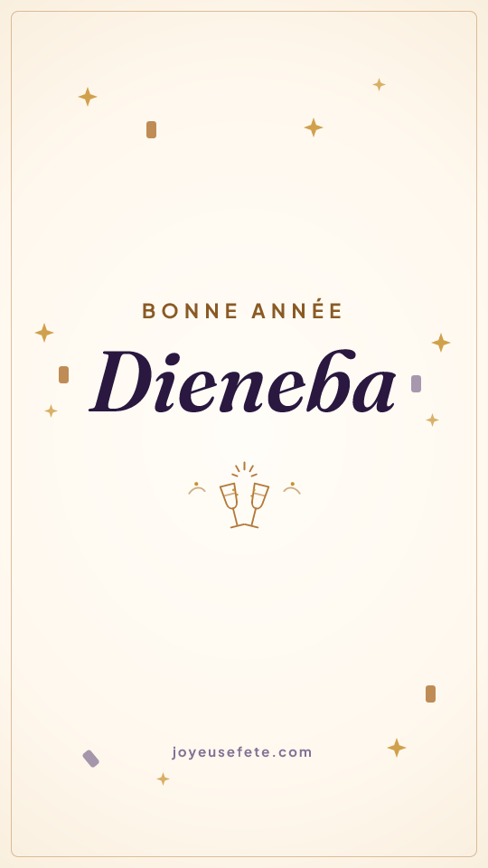 Image « Bonne année Dieneba » au format story